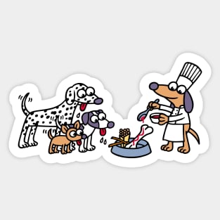 Chef Dog Sticker